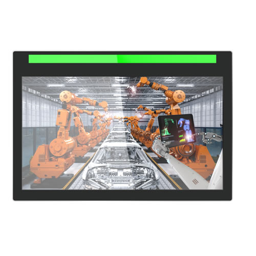 21.5 Inch YPC-AD Andon Buzzer Industrial Panel PC, Central Station Visual Andon Terminal