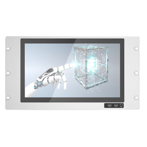 12.1 Inch Fanless Rack‑Mount Industrial All‑in‑One PC for Medium‑Small Equipment Cabinet